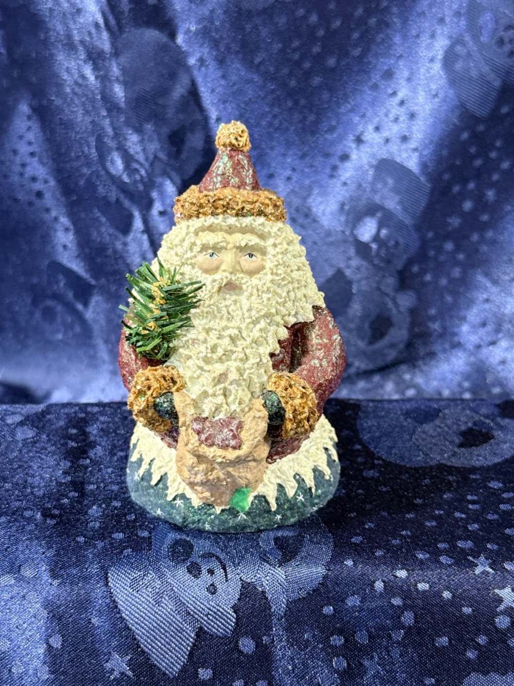 Belsnickle Santa Bell Figurine 1998 Limited Edition Linda Lindquist Baldwin